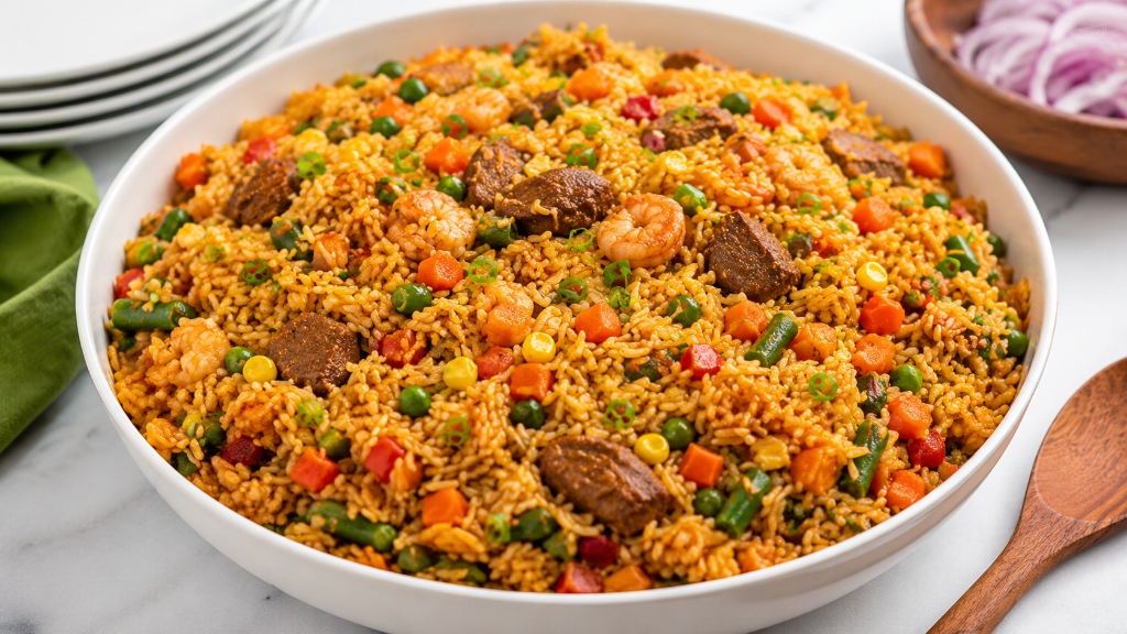 Fried Rice - West African catering by Monmu & Monje