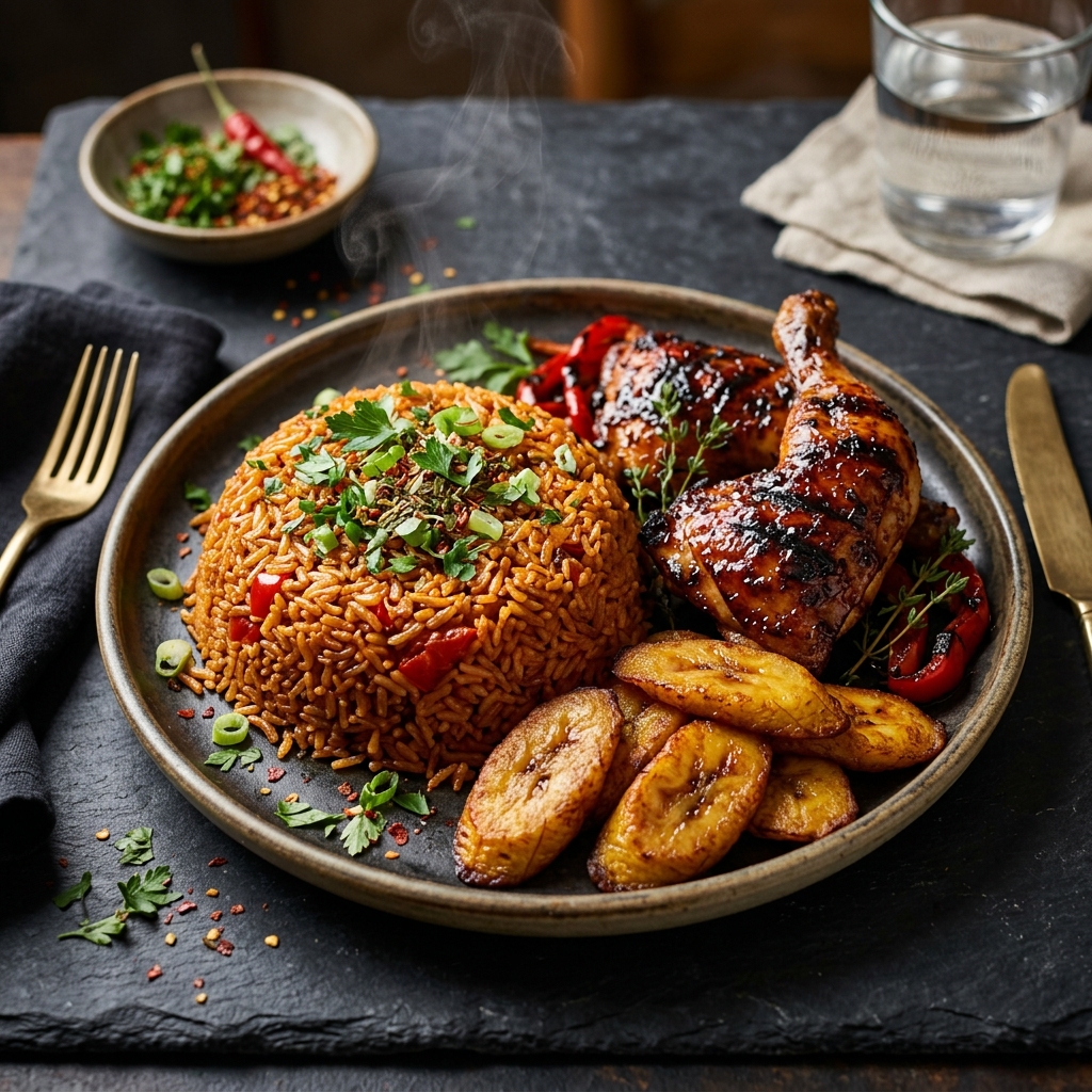 Signature Jollof Feast Platter