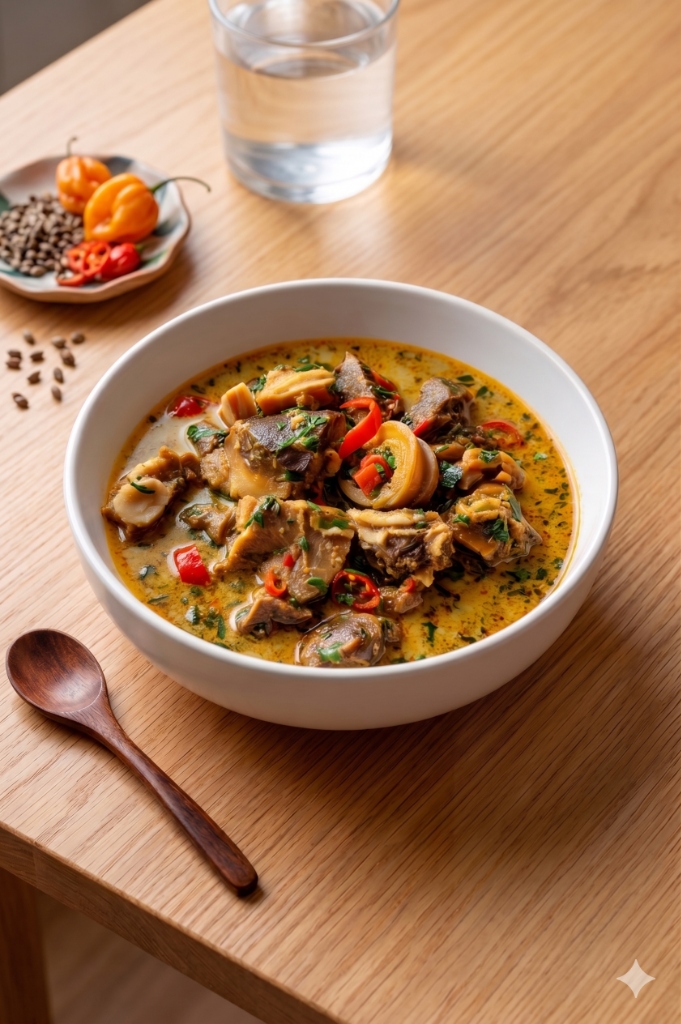 Pepper Soup (Goat/Beef) - West African catering by Monmu & Monje