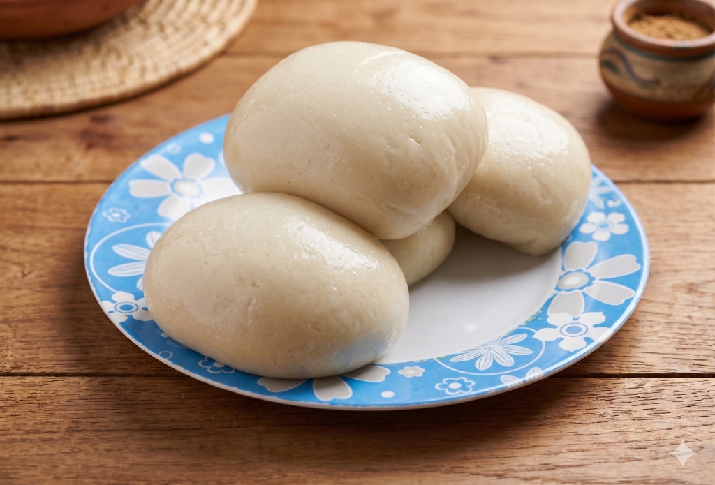 Pounded Yam (Poundo) - West African catering by Monmu & Monje